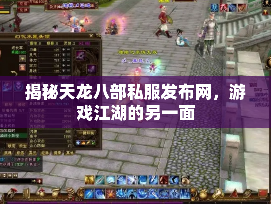 揭秘天龙八部私服发布网，游戏江湖的另一面