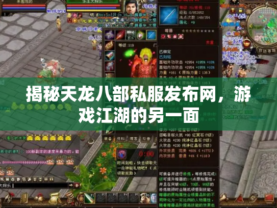 揭秘天龙八部私服发布网，游戏江湖的另一面