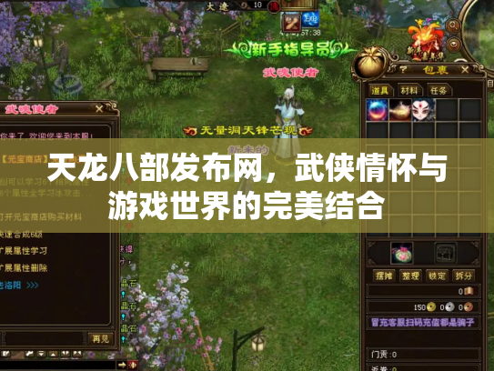 天龙八部发布网，武侠情怀与游戏世界的完美结合