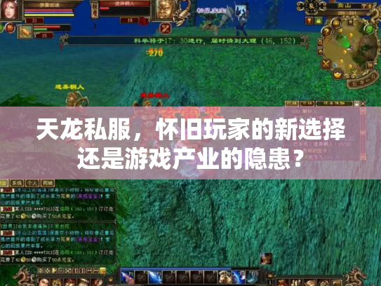 天龙私服，怀旧玩家的新选择还是游戏产业的隐患？