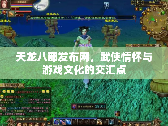 天龙八部发布网，武侠情怀与游戏文化的交汇点