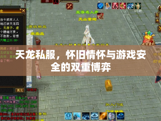 天龙私服，怀旧情怀与游戏安全的双重博弈