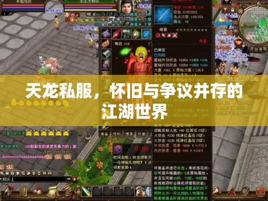 天龙私服，怀旧与争议并存的江湖世界