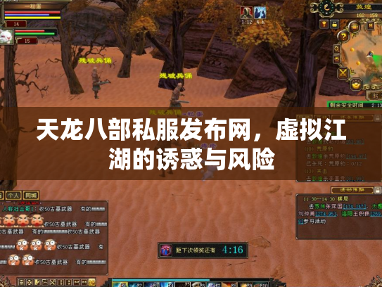 天龙八部私服发布网，虚拟江湖的诱惑与风险