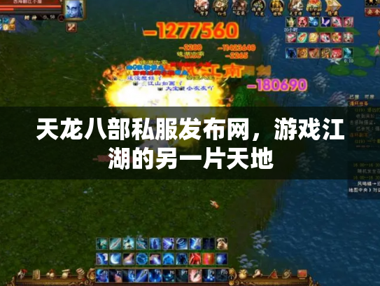 天龙八部私服发布网，游戏江湖的另一片天地