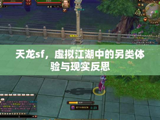 天龙sf，虚拟江湖中的另类体验与现实反思