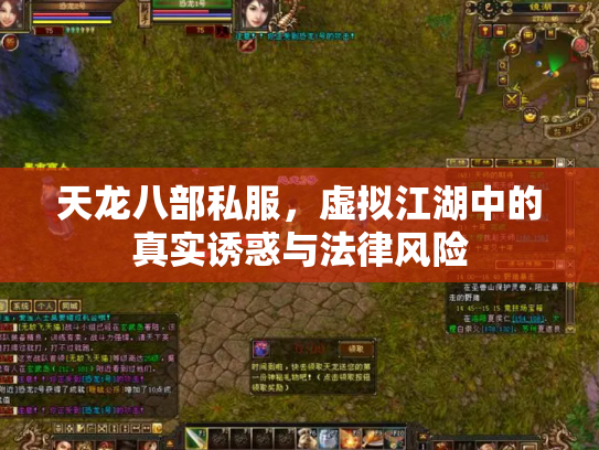 天龙八部私服，虚拟江湖中的真实诱惑与法律风险