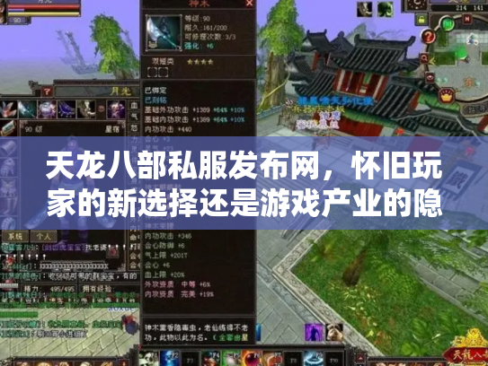 天龙八部私服发布网，怀旧玩家的新选择还是游戏产业的隐患？