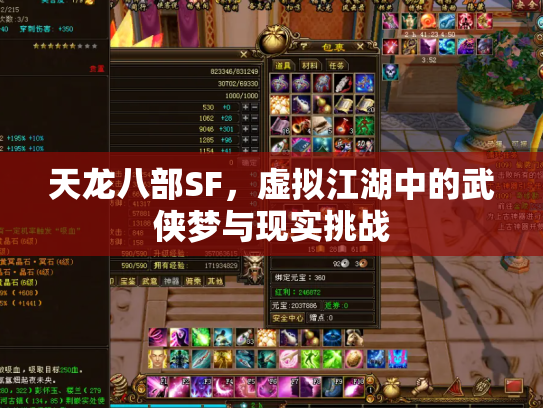 天龙八部SF，虚拟江湖中的武侠梦与现实挑战