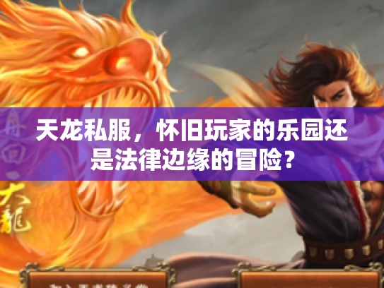 天龙私服，怀旧玩家的乐园还是法律边缘的冒险？