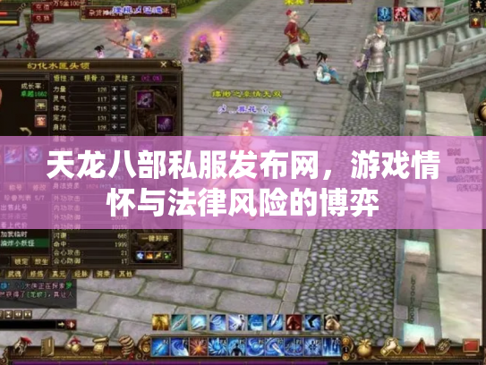 天龙八部私服发布网，游戏情怀与法律风险的博弈