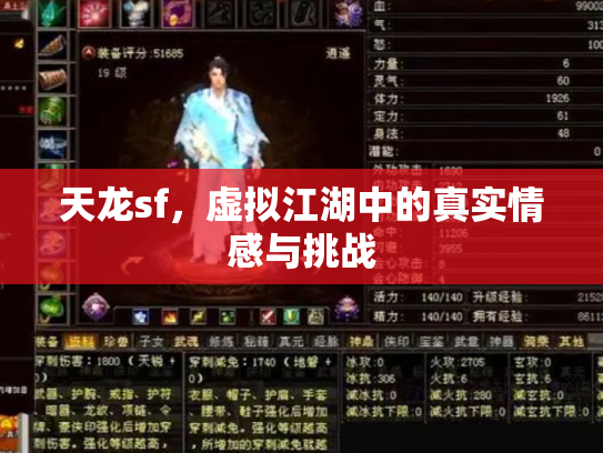 天龙sf，虚拟江湖中的真实情感与挑战