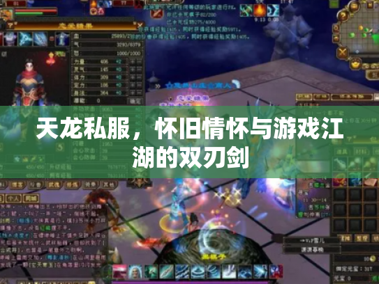 天龙私服，怀旧情怀与游戏江湖的双刃剑