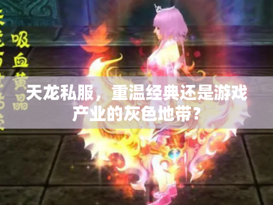天龙私服，重温经典还是游戏产业的灰色地带？