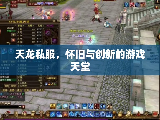 天龙私服，怀旧与创新的游戏天堂