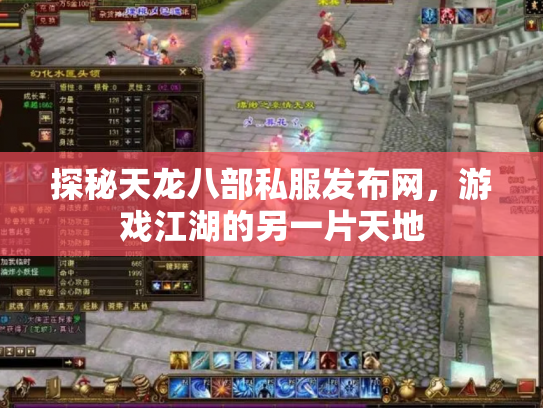 探秘天龙八部私服发布网，游戏江湖的另一片天地