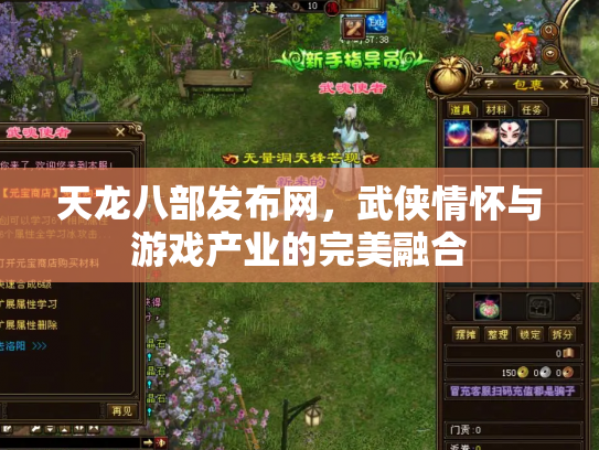 天龙八部发布网，武侠情怀与游戏产业的完美融合