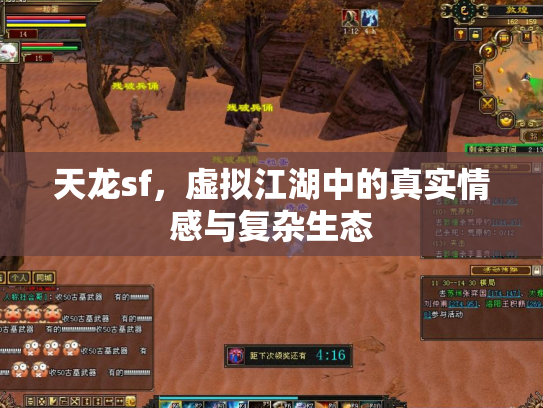 天龙sf，虚拟江湖中的真实情感与复杂生态