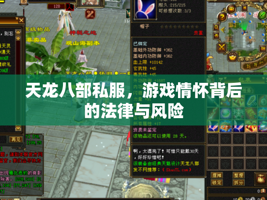 天龙八部私服，游戏情怀背后的法律与风险