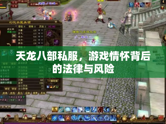 天龙八部私服，游戏情怀背后的法律与风险