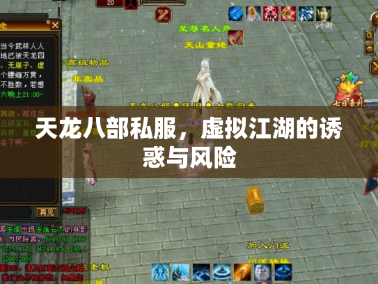 天龙八部私服，虚拟江湖的诱惑与风险