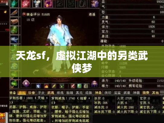 天龙sf，虚拟江湖中的另类武侠梦