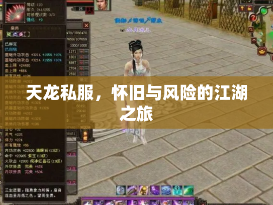 天龙私服，怀旧与风险的江湖之旅