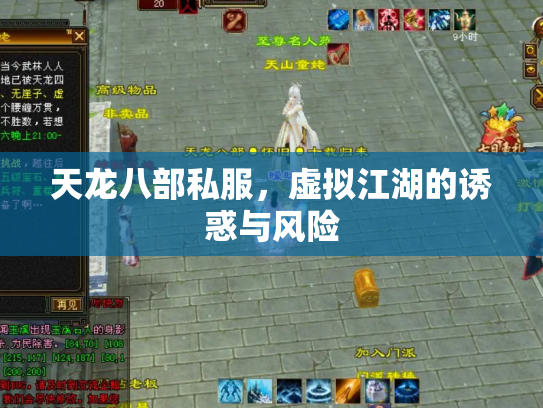 天龙八部私服，虚拟江湖的诱惑与风险