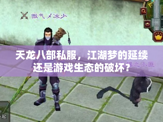 天龙八部私服，江湖梦的延续还是游戏生态的破坏？