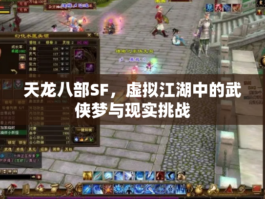 天龙八部SF，虚拟江湖中的武侠梦与现实挑战
