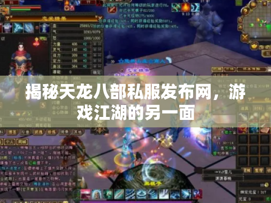 揭秘天龙八部私服发布网，游戏江湖的另一面