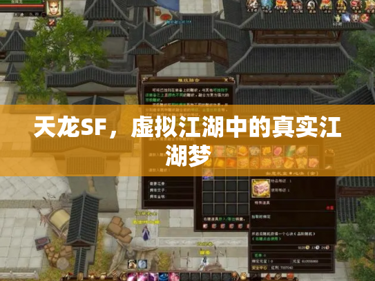 天龙SF，虚拟江湖中的真实江湖梦