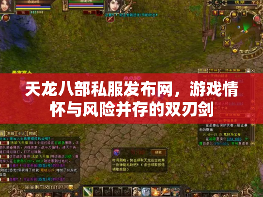 天龙八部私服发布网，游戏情怀与风险并存的双刃剑