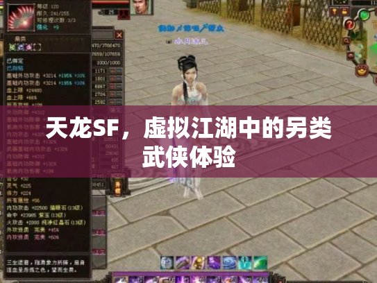 天龙SF，虚拟江湖中的另类武侠体验