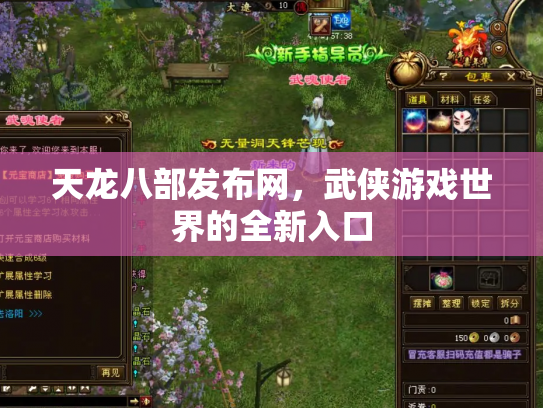 天龙八部发布网，武侠游戏世界的全新入口