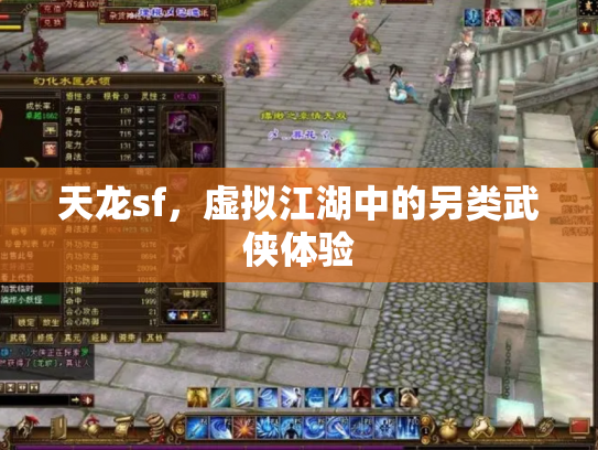 天龙sf，虚拟江湖中的另类武侠体验