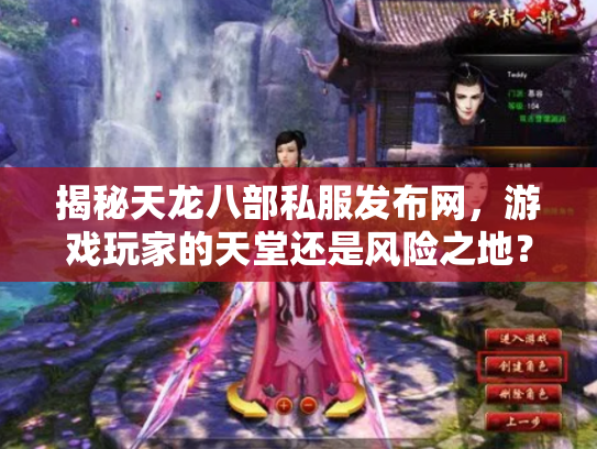 揭秘天龙八部私服发布网，游戏玩家的天堂还是风险之地？