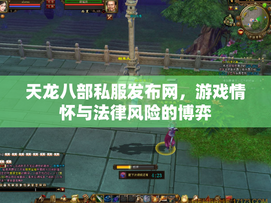 天龙八部私服发布网，游戏情怀与法律风险的博弈