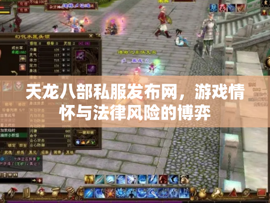 天龙八部私服发布网，游戏情怀与法律风险的博弈