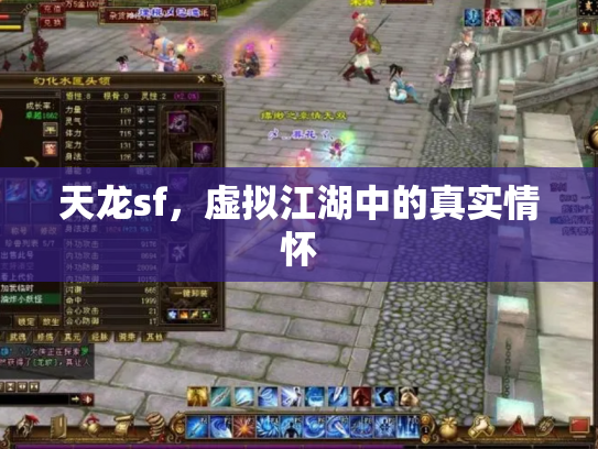 天龙sf，虚拟江湖中的真实情怀