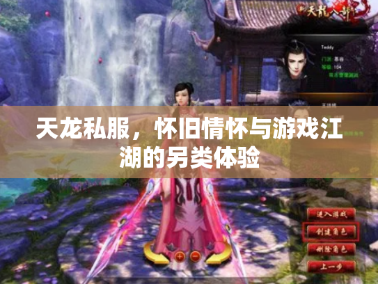 天龙私服，怀旧情怀与游戏江湖的另类体验