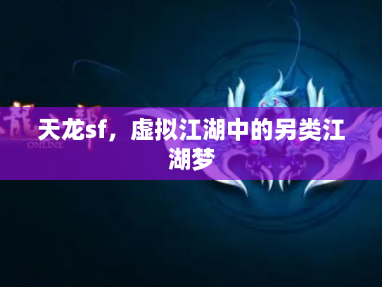 天龙sf，虚拟江湖中的另类江湖梦
