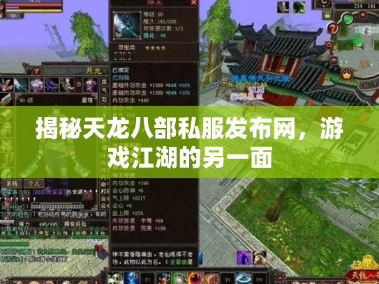 揭秘天龙八部私服发布网，游戏江湖的另一面