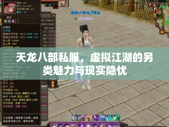 天龙八部私服，虚拟江湖的另类魅力与现实隐忧