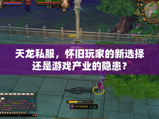 天龙私服，怀旧玩家的新选择还是游戏产业的隐患？