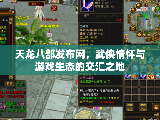 天龙八部发布网，武侠情怀与游戏生态的交汇之地