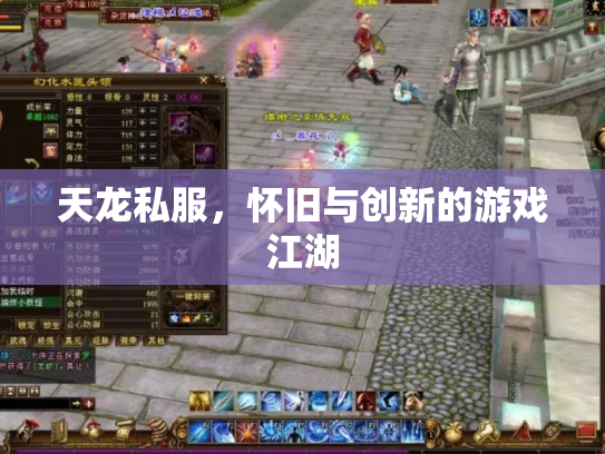 天龙私服，怀旧与创新的游戏江湖