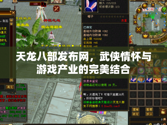 天龙八部发布网，武侠情怀与游戏产业的完美结合