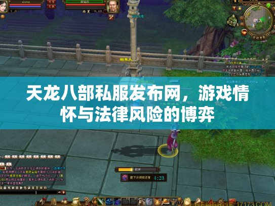 天龙八部私服发布网，游戏情怀与法律风险的博弈