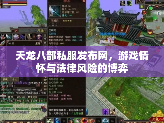 天龙八部私服发布网，游戏情怀与法律风险的博弈